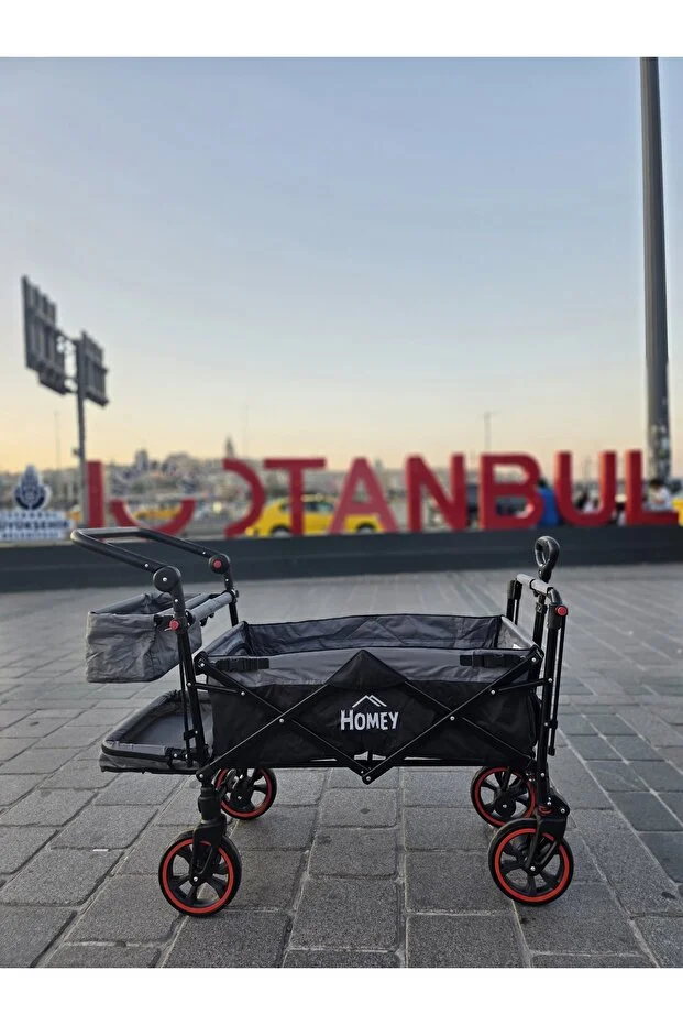 Çift Yönlü Çok Fonksiyonlu Katlanabilir Çocuk, Taşıma ve Bebek Arabası